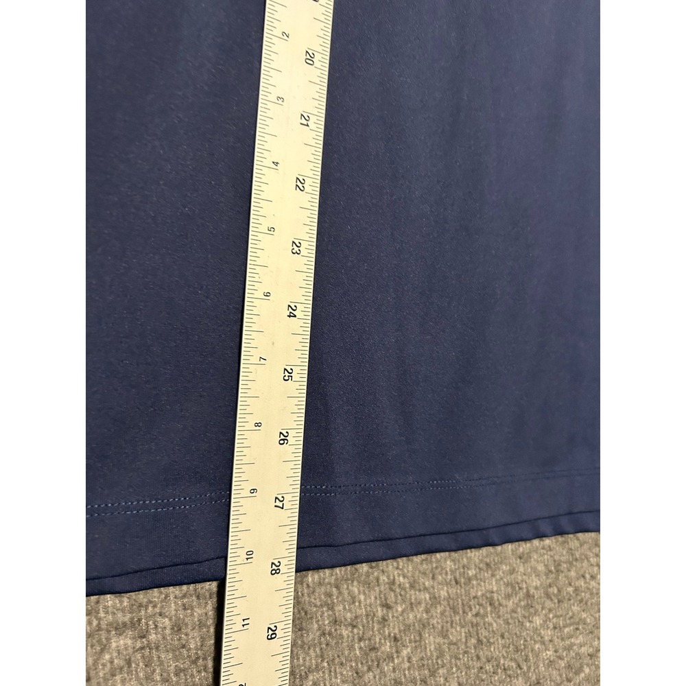 Vineyard vines 1/4 zip pullover mens blue golf performance Large zipper pockets - Picture 6 of 6
